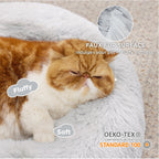 Calming Donut Bed for Dogs and Cats