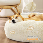 Calming Donut Bed for Dogs and Cats