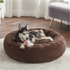 Calming Donut Bed for Dogs and Cats