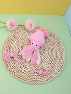 A New Dog Doll Octopus Plush Doll For Grinding Teeth And Cleaning, Suitable For Golden Retrievers, Teddy & Poodle Breeds, Pet Dolls For Entertainment Only