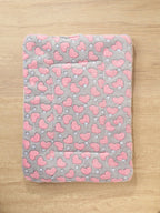 1pc Polyester Star & Heart Breathable Washable Thick Pet Bed Mat For Medium-Small Cats & Dogs, All Seasons (Teddy/Bichon Frise)