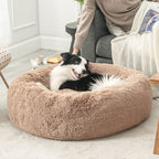 Calming Donut Bed for Dogs and Cats