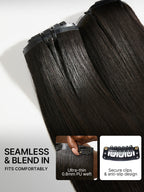 Straight / Body Wave / Kinky Curly / Yaki Straight / Kinky Straight / Messy Curly Clip in Hair Extensions Real Human Hair Pieces 135g 9pcs / 7pcs with Free Gift