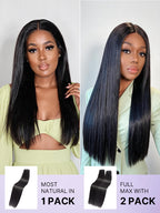 Straight / Body Wave / Kinky Curly / Yaki Straight / Kinky Straight / Messy Curly Clip in Hair Extensions Real Human Hair Pieces 135g 9pcs / 7pcs with Free Gift