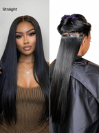 Straight / Body Wave / Kinky Curly / Yaki Straight / Kinky Straight / Messy Curly Clip in Hair Extensions Real Human Hair Pieces 135g 9pcs / 7pcs with Free Gift