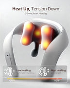 Shiatsu Neck and Back Massagers with Heat, 150 Mins Uses, 4 Modes & Adjustable Massage Head, Electric 3D Deep Tissue Kneading for Shoulder, Leg, Muscle Soreness, Pain Relief, Relaxation for Women, Men
