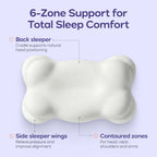 CloudCool™ Cooling Comforter + 2 CloudAlign Pillows + Weighted Eye Mask