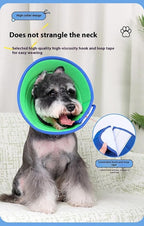 Soft Dog Cone Collar Alternative, Adjustable E-Collar for Surgery Recovery & Wound Protection. Comfy Elizabethan Cone for All Pets. (Blue, XXL(Fit 49-100 lb Dog))