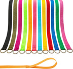 Slip Lead Dog Leash, 12 Pack 6 FT Short Leash with O-Ring for Small, Medium & Large Dogs, Pet Leads Leashes Bulk for Walking, Training, Rescues, Grooming, Shelter, Running Outdoor