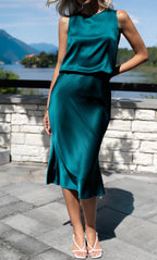 Alessa Silk Skirt