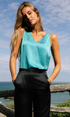 Amalfi Silk Tank
