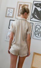 Amore Silk Pajamas - Shirt