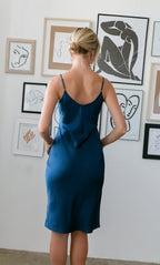 Angelina Silk Slip Dress