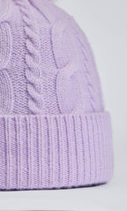 Cable-Knit Cashmere Beanie