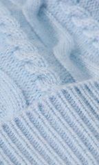 Cable-Knit Cashmere Beanie