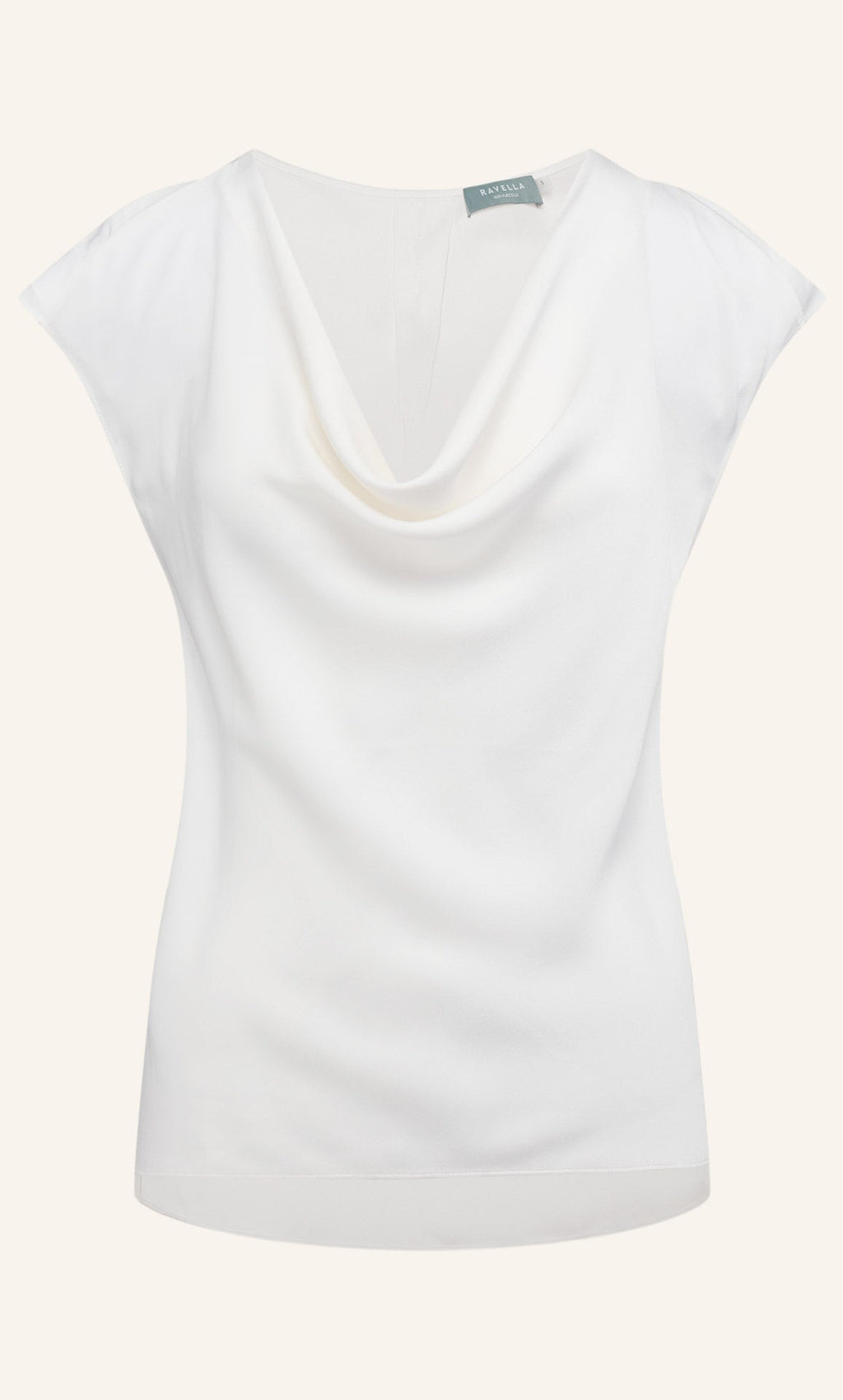 Clara Silk Cowl Neck Blouse