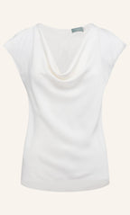 Clara Silk Cowl Neck Blouse