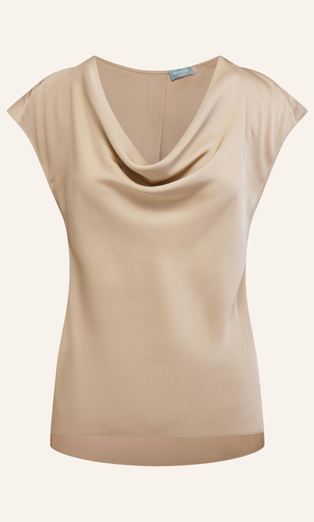 Clara Silk Cowl Neck Blouse