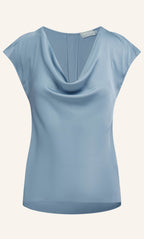 Clara Silk Cowl Neck Blouse