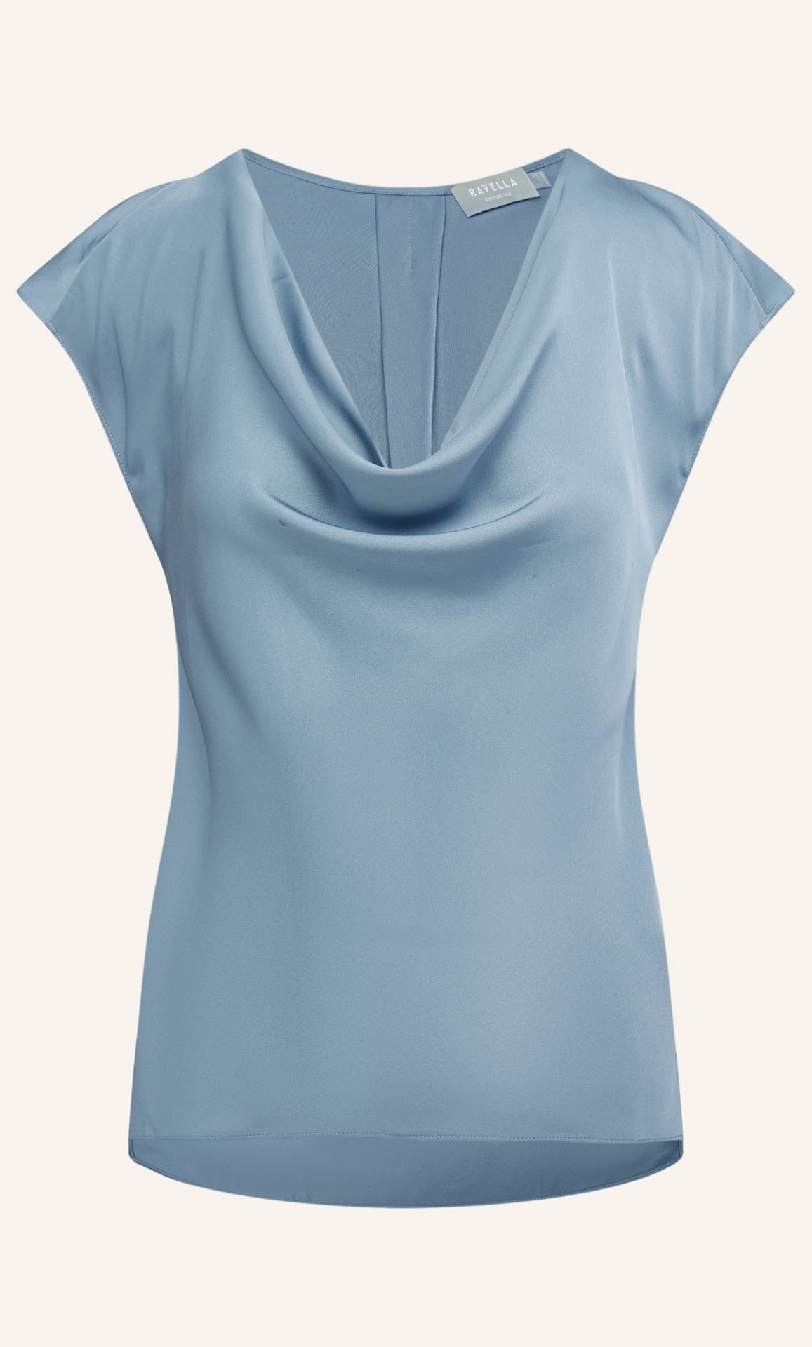 Clara Silk Cowl Neck Blouse