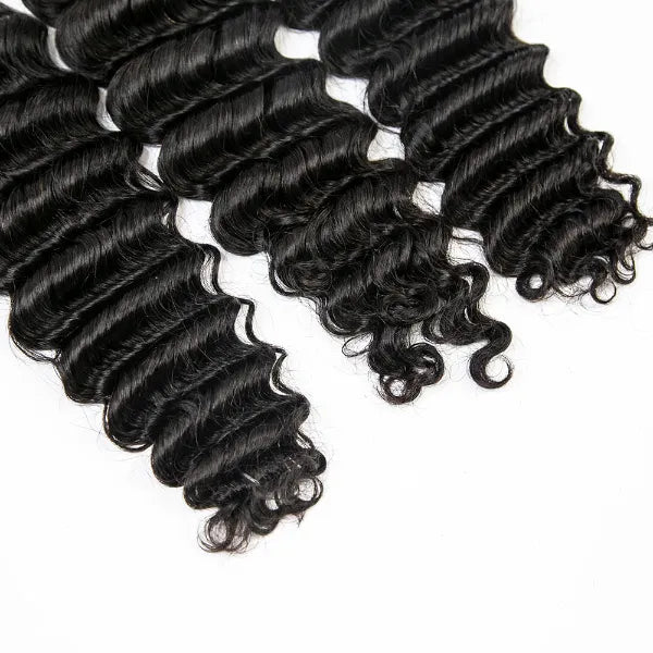 Deep Wave Bulk Hair Extensions for Braiding