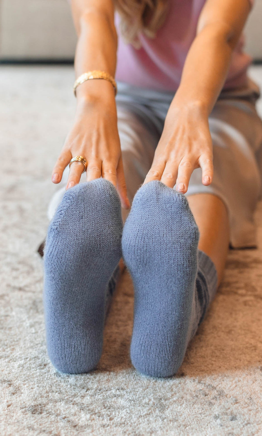 Diamond Cashmere Socks