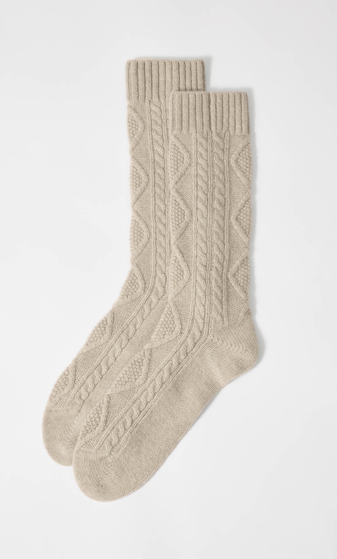 Diamond Cashmere Socks
