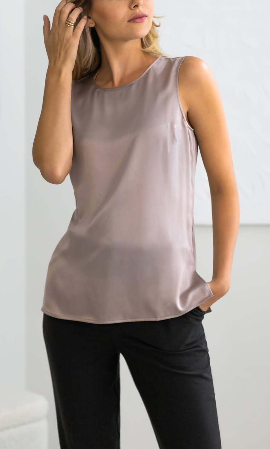 Giada Silk Shell Tank