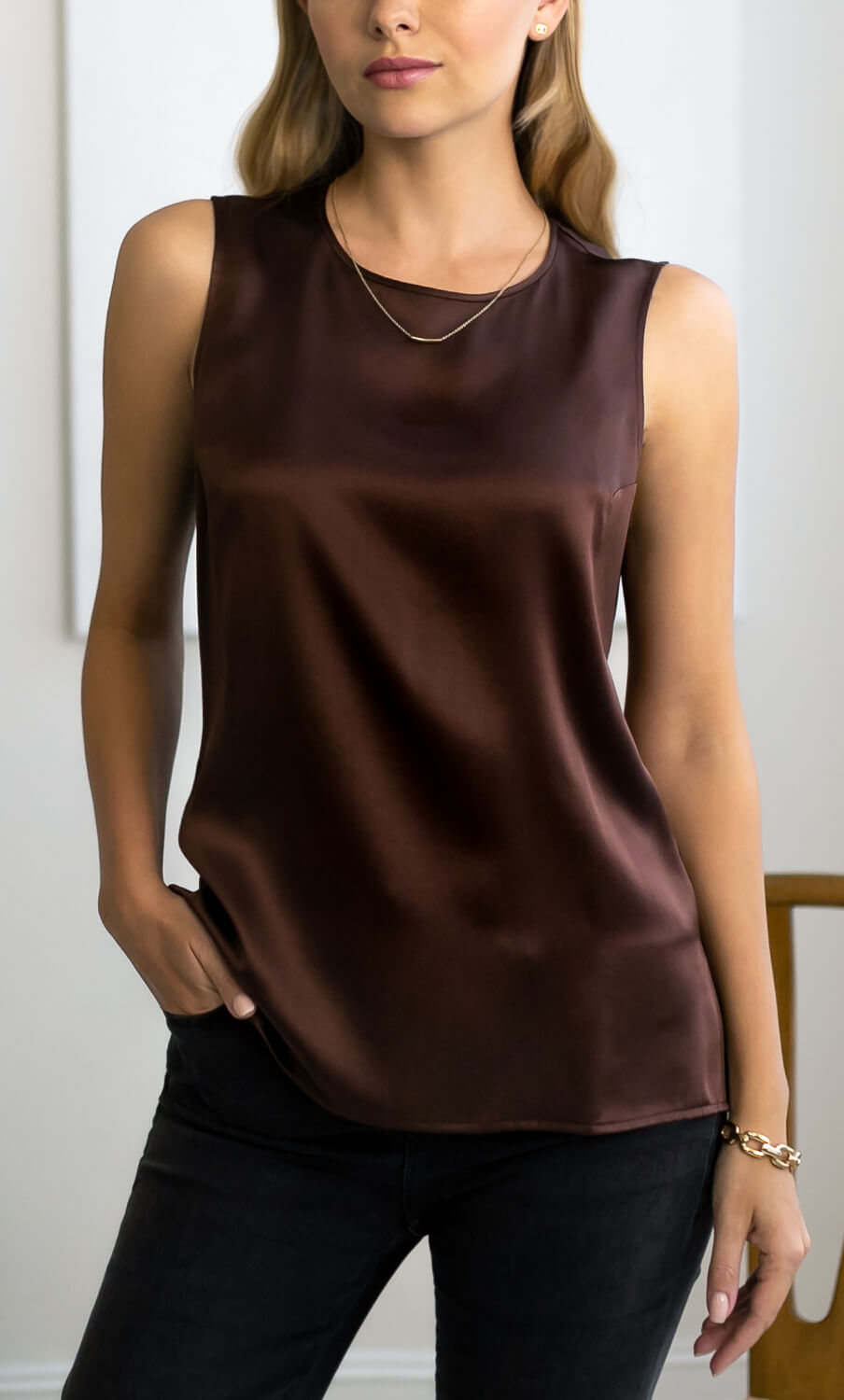 Giada Silk Shell Tank