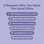 Waterproof & Stain-Resistant Hotel Pillow