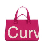 Curves Knit Tote (Lemongrass)