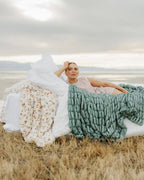 Hugs Jade Blanket