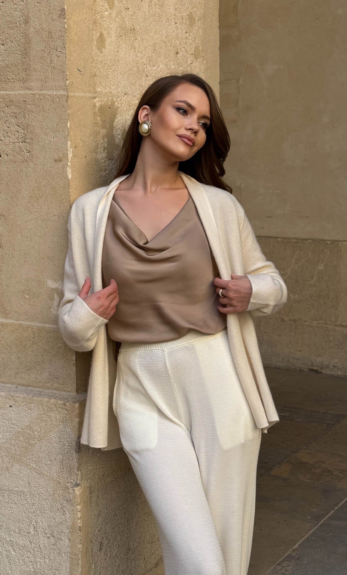 Jolie Wrap Cardigan - Cashmere & Silk