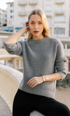 Lombardia Cashmere Fisherman Sweater