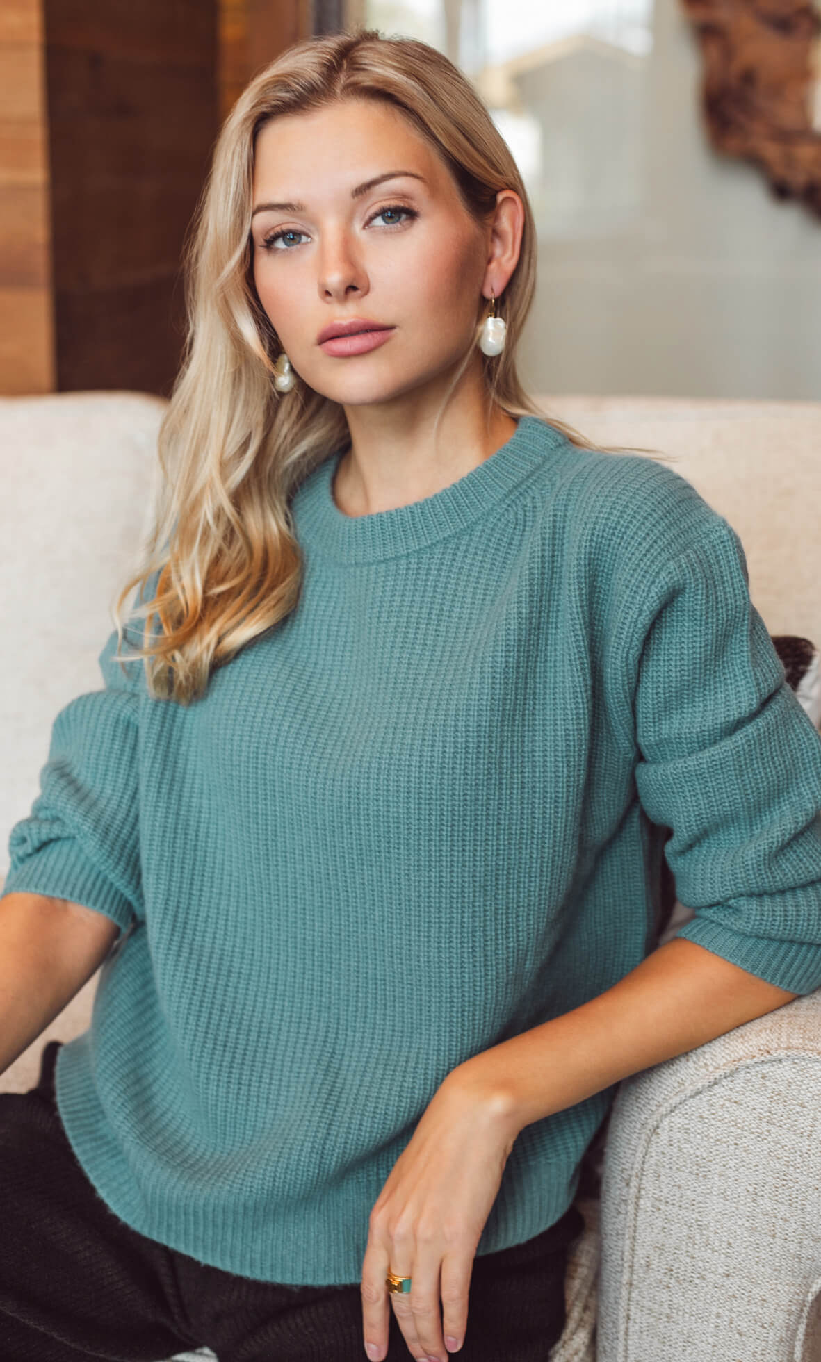 Lombardia Cashmere Fisherman Sweater