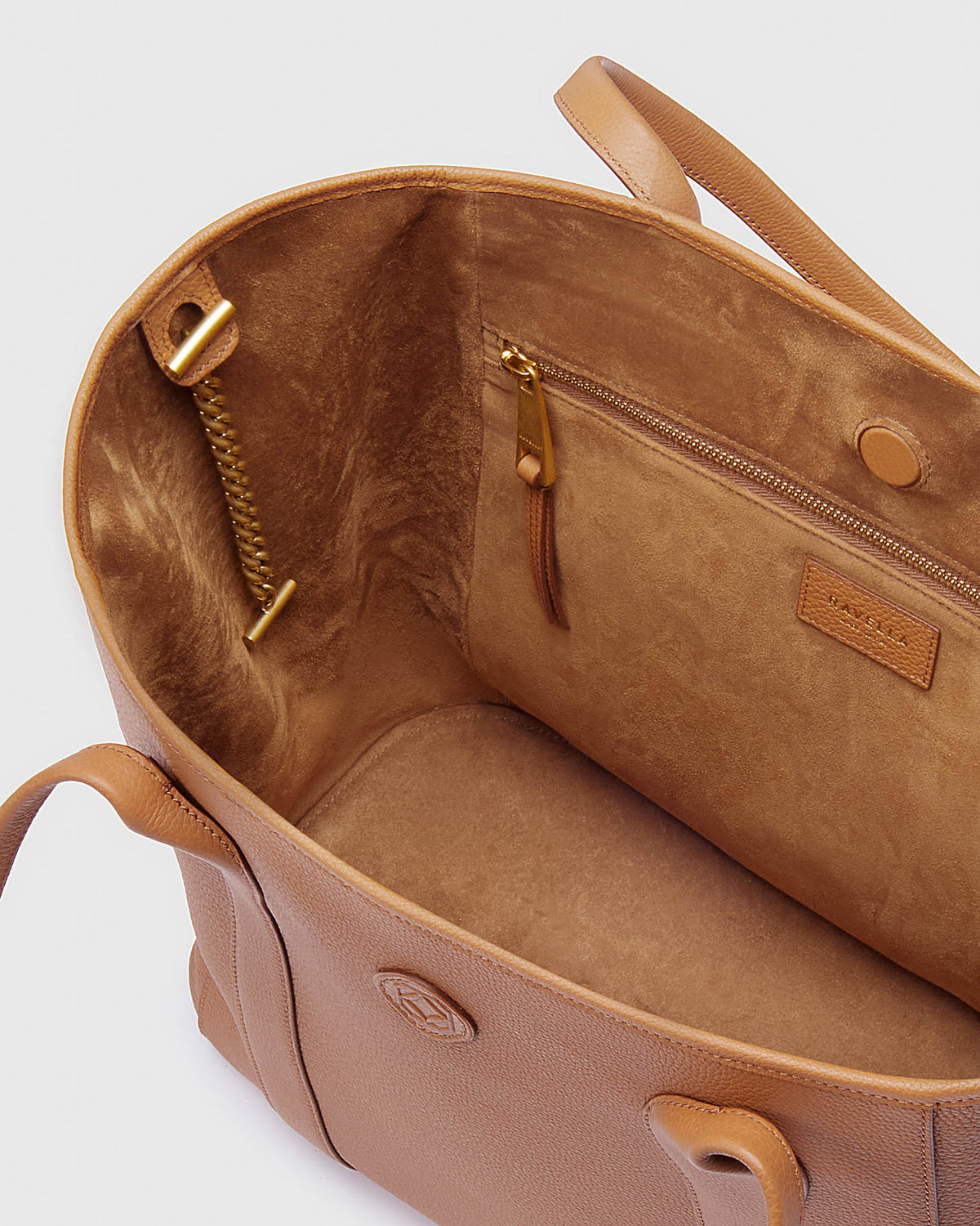 Madame Italian Leather Tote Bag
