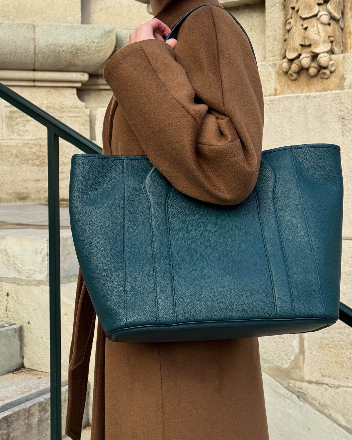 Madame Italian Leather Tote Bag