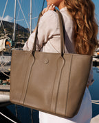 Madame Italian Leather Tote Bag