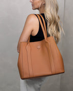 Madame Italian Leather Tote Bag