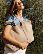Madame Italian Leather Tote Bag