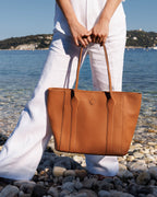 Madame Italian Leather Tote Bag