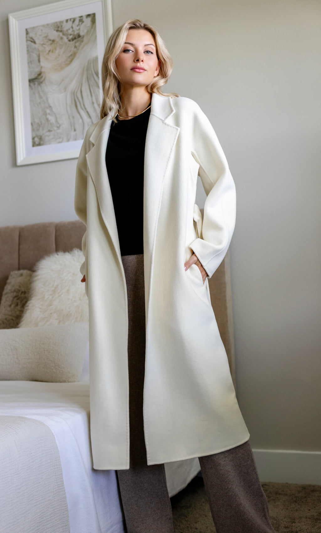 Marcella Cashmere Overcoat