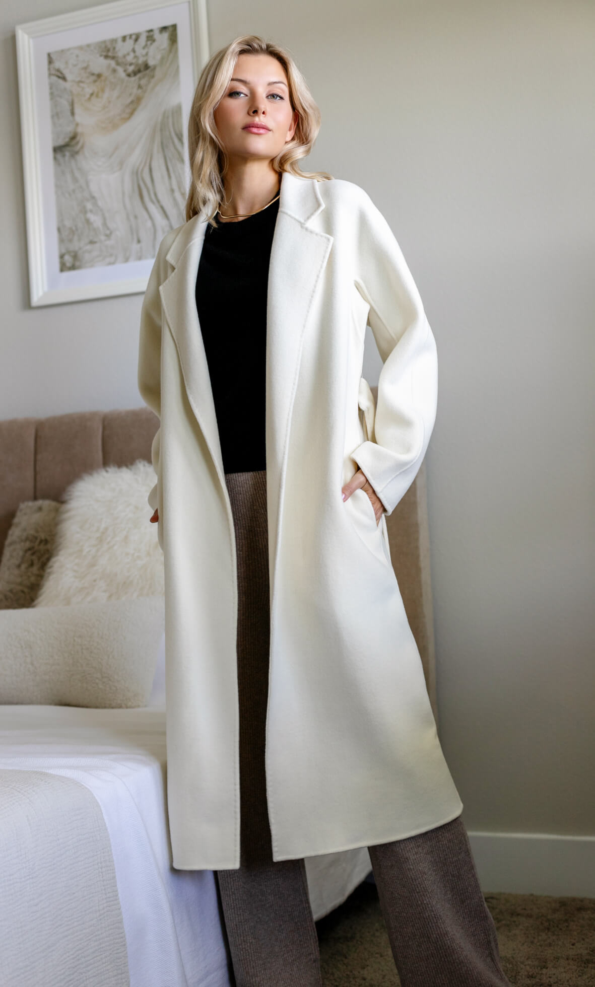 Marcella Cashmere Overcoat
