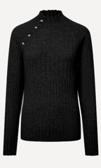 Mia Cashmere Mock Neck Sweater