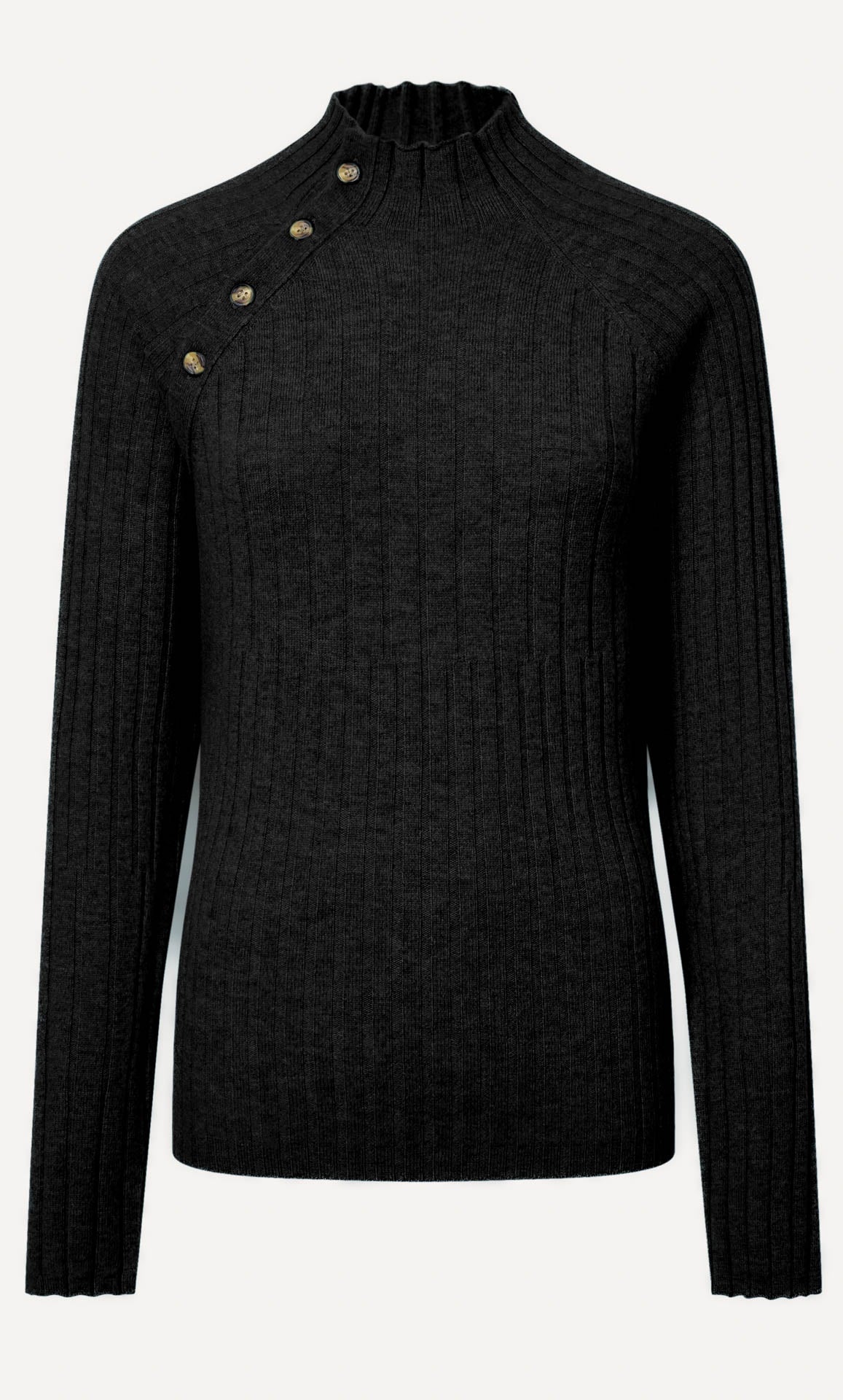 Mia Cashmere Mock Neck Sweater
