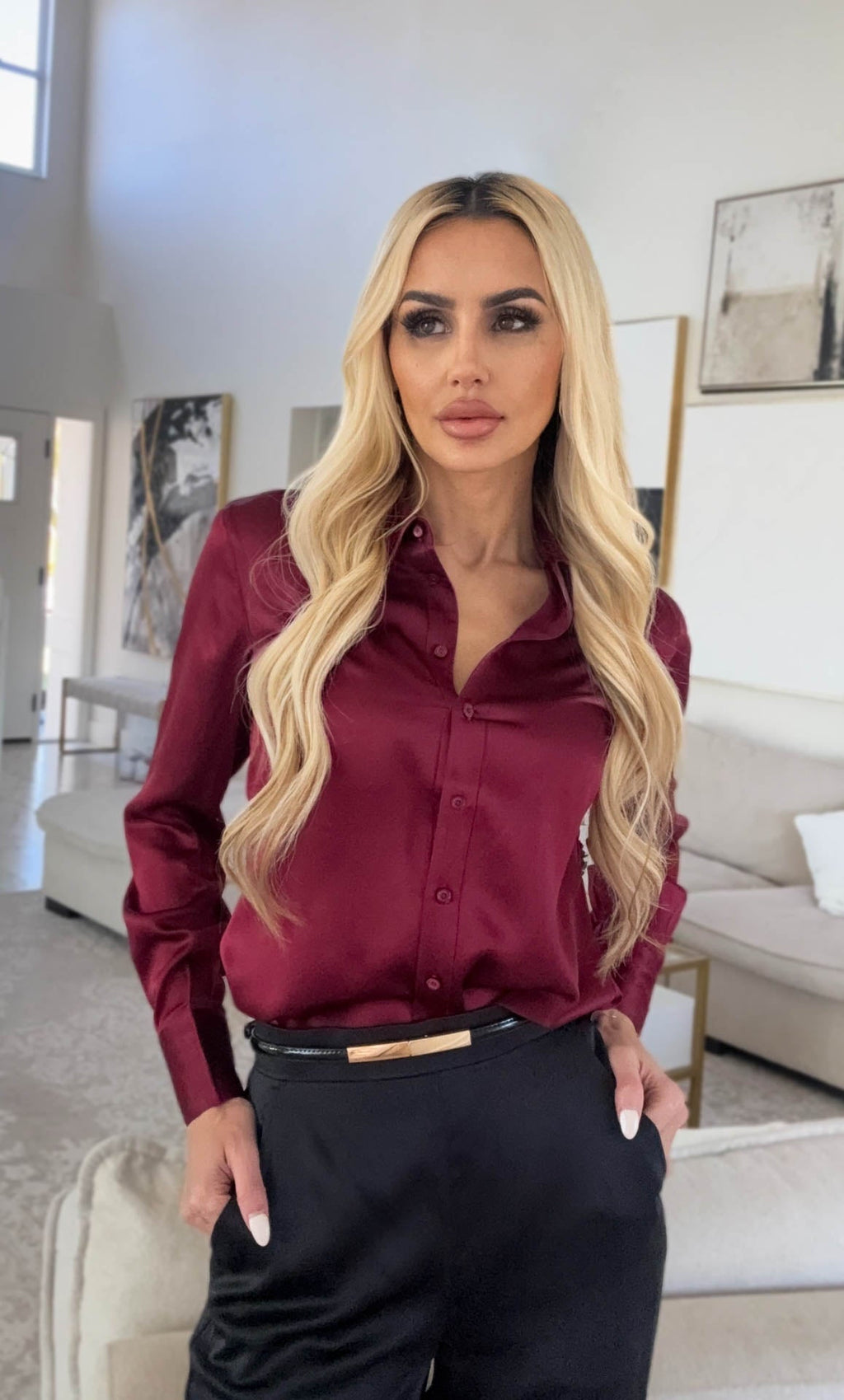 Monaco Silk Blouse