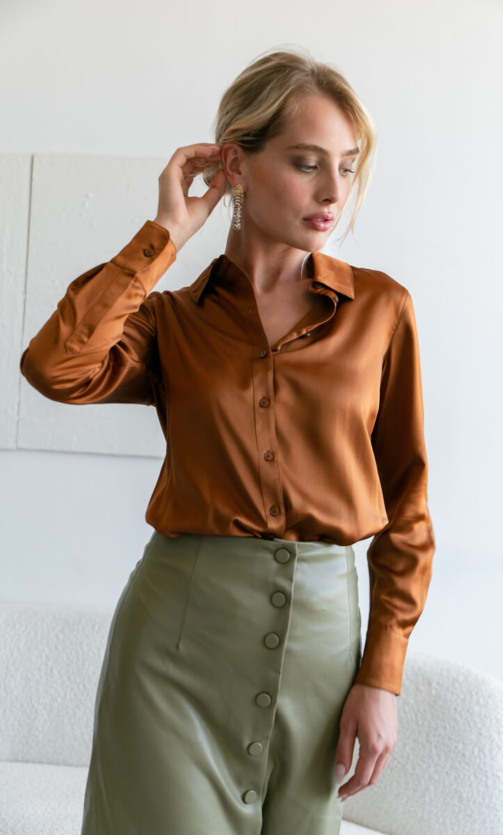 Monaco Silk Blouse - Seasonal Collection