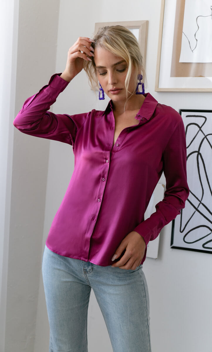 Monaco Silk Blouse - Seasonal Collection