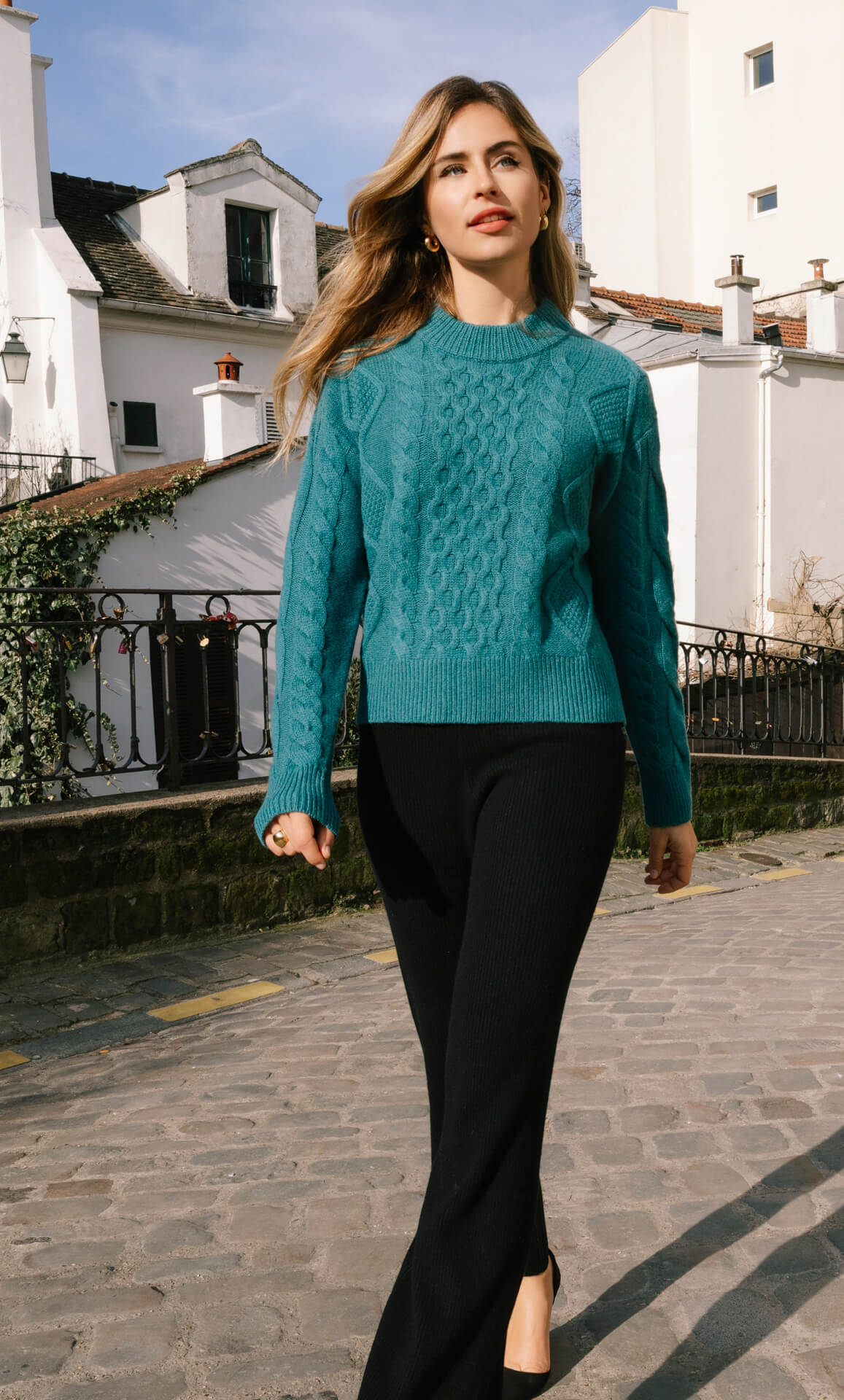 Moritz Cashmere Cable Sweater
