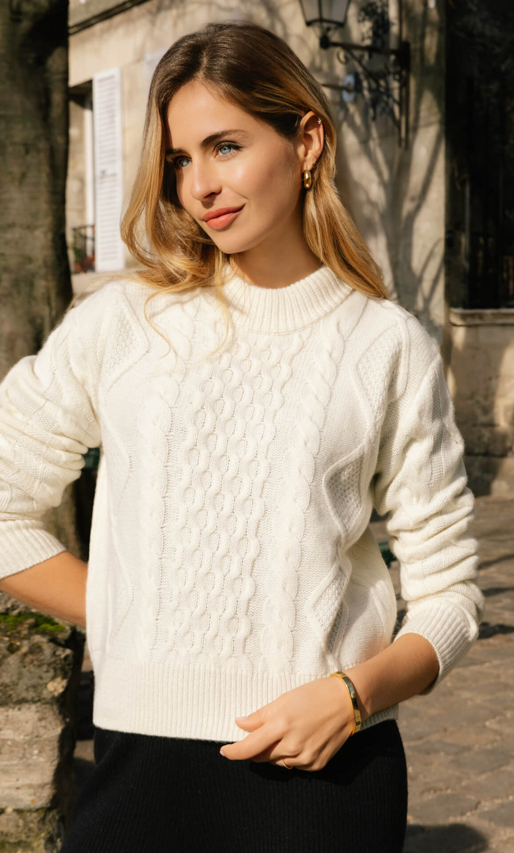 Moritz Cashmere Cable Sweater